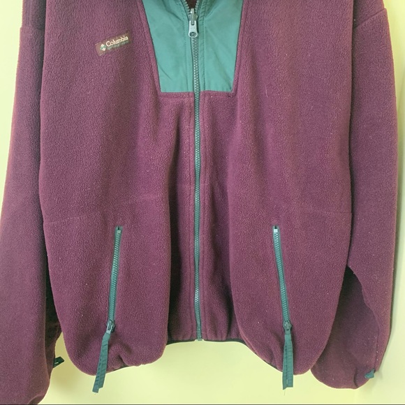 Vintage Retro Columbia Fleece Zip-Up | Men’s Size Large - Picture 4 of 11